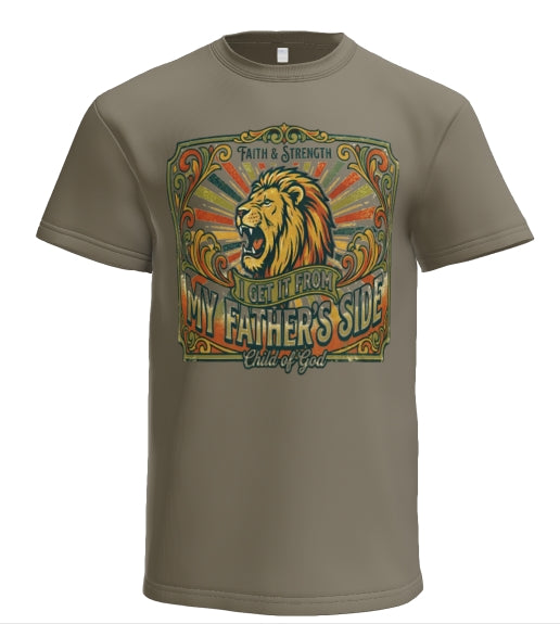 Faith & Strength Child of God Lion shirt Design