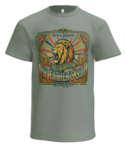 Faith & Strength Child of God Lion shirt Design