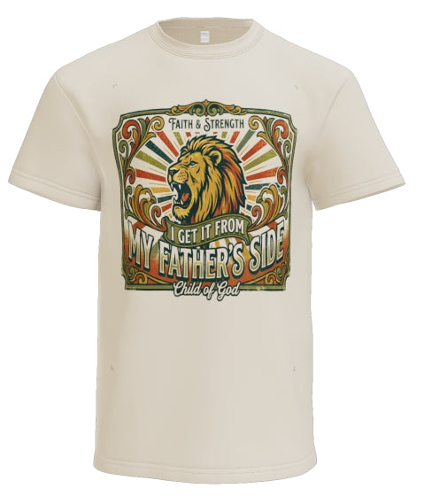 Faith & Strength Child of God Lion shirt Design