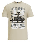 Apache Helicopter 1986 Fly Army Advanced Attack T-shirt design